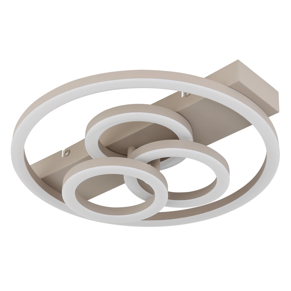 Lampe de plafond unique Darryl brun sable Globo 9007371593217