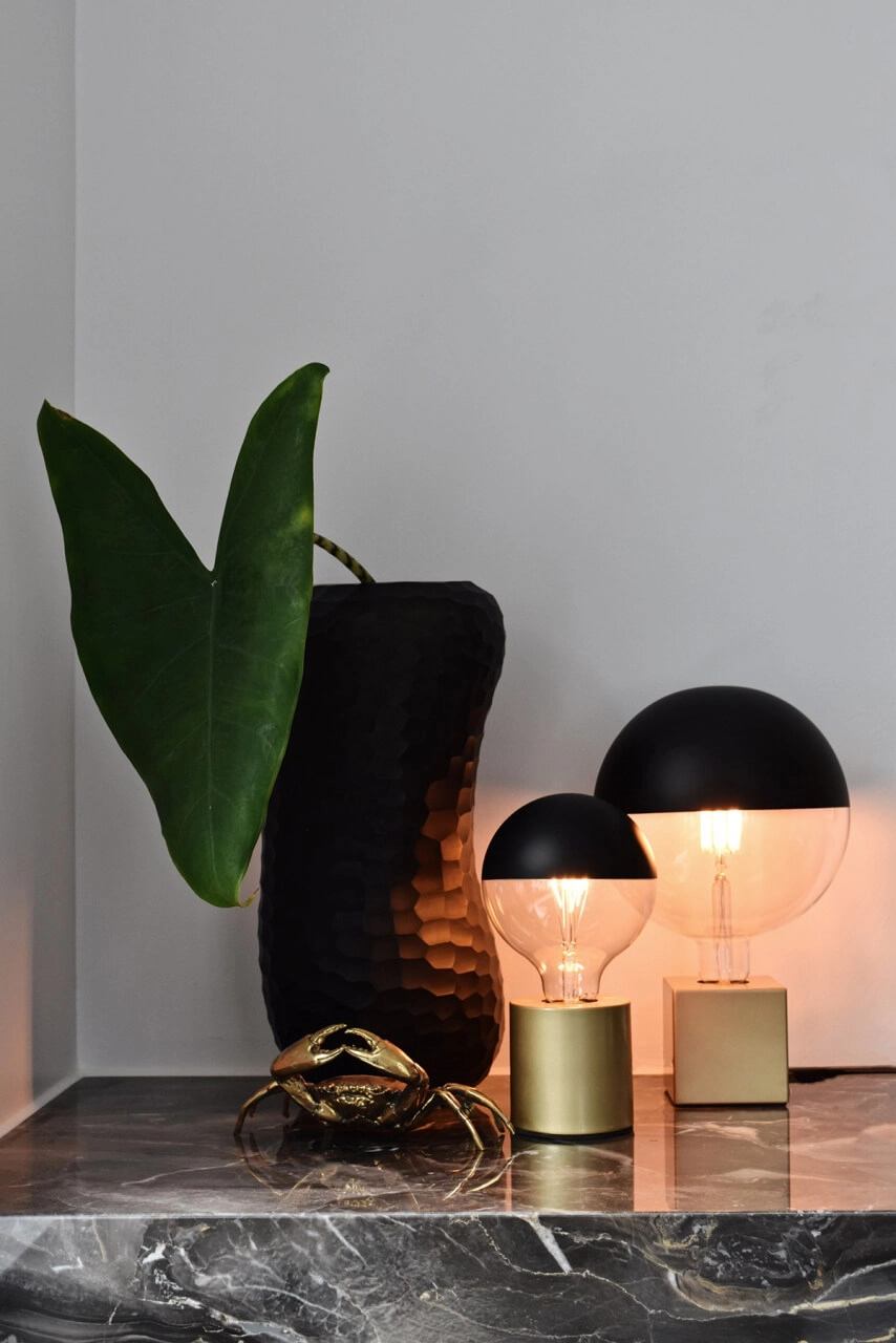 Bloc de table doré Tabler Carré Circle 8712879150787