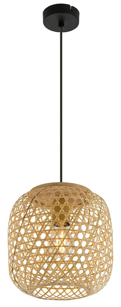 Lampe suspendue en rotin Mirena Ø 23 cm