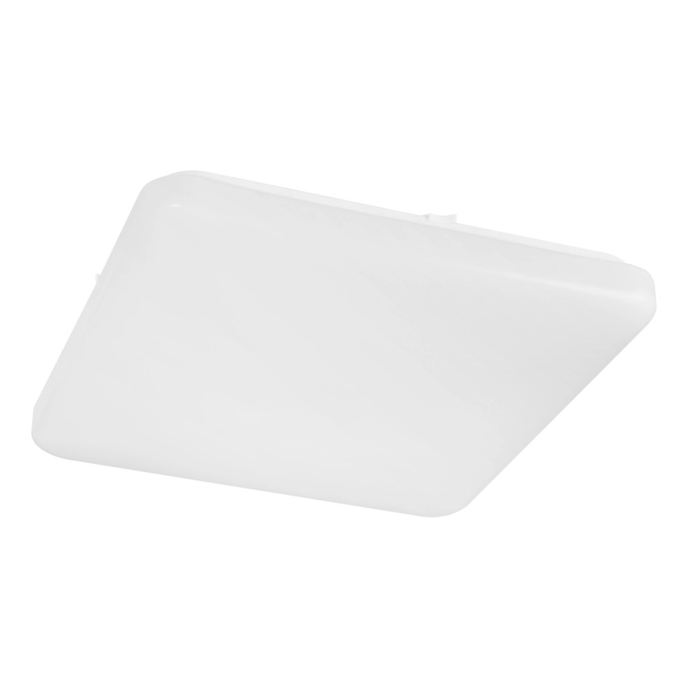 Plafonnier carré Pogliola blanc 43cm Plafonnier carré Pogliola blanc 43cm