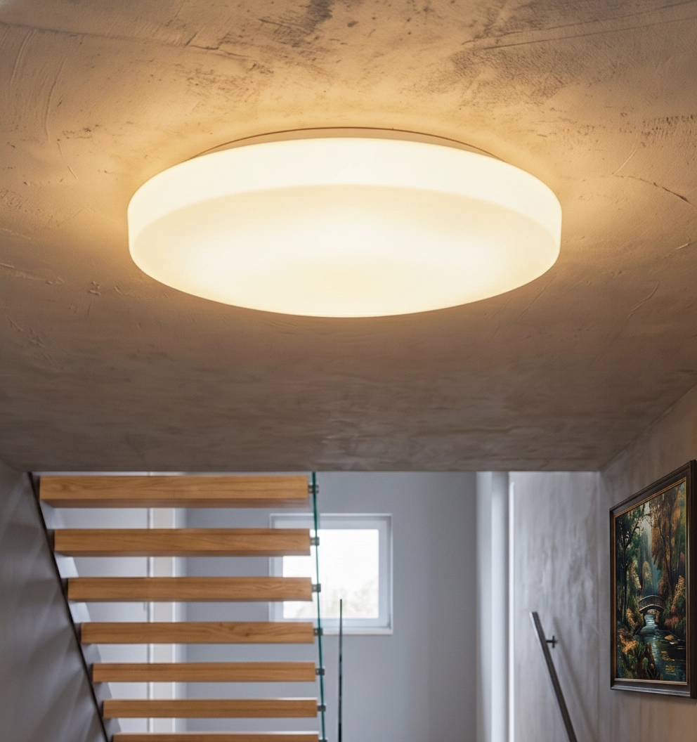 Plafonnier Ivi Ø 40cm blanc