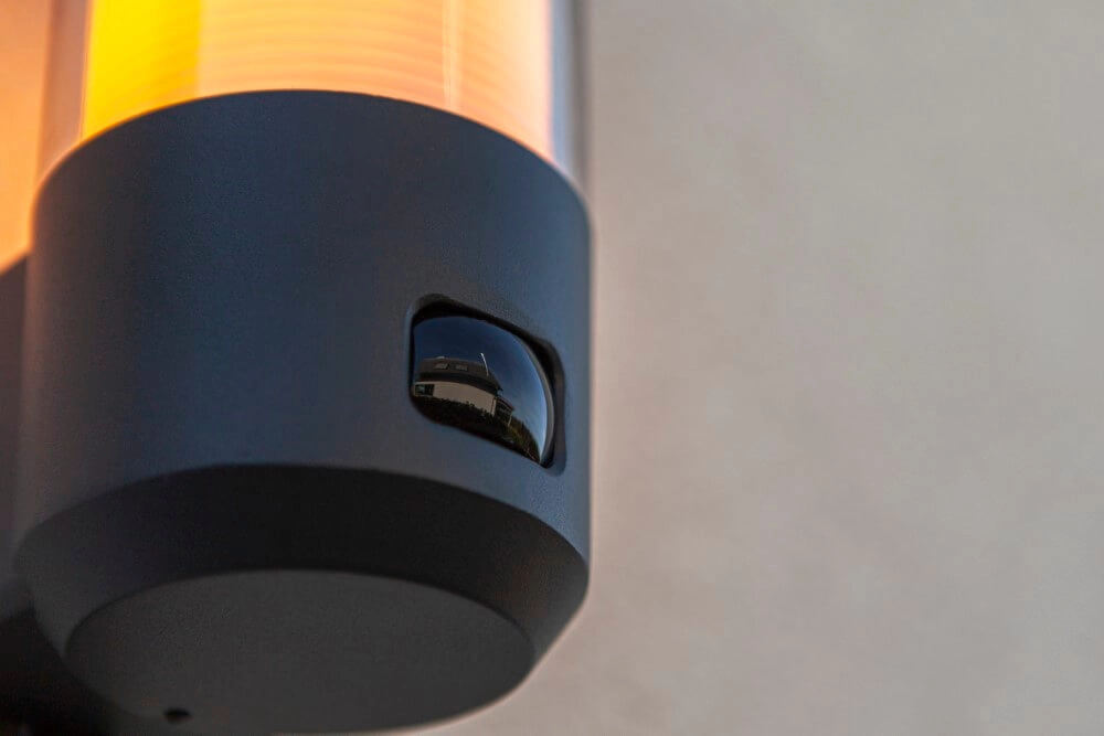 Applique anthracite Heros avec capteur Lutec 6939412014920