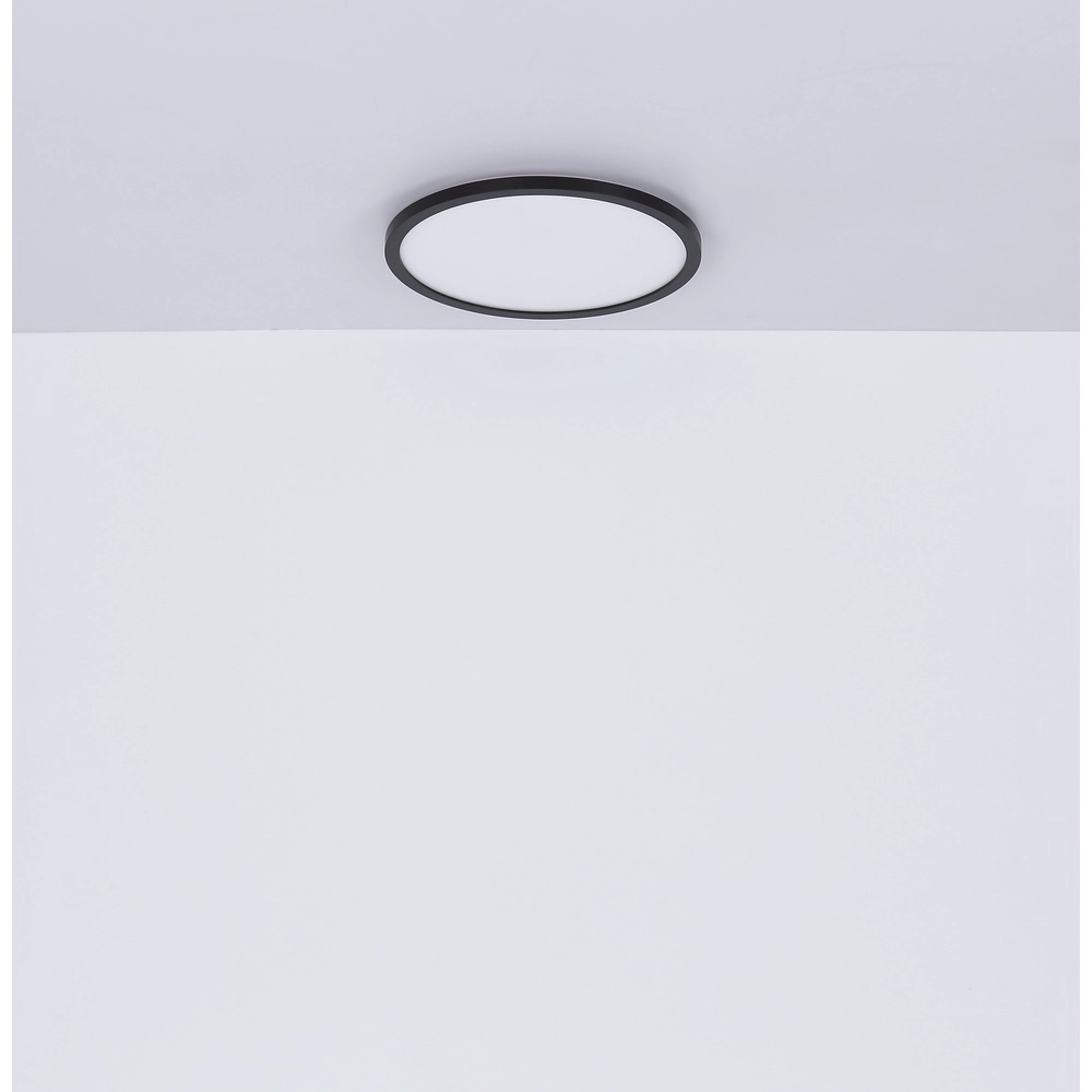 Éclairage de plafond Sapana Ø 29,4cm noir Globo 9007371411405