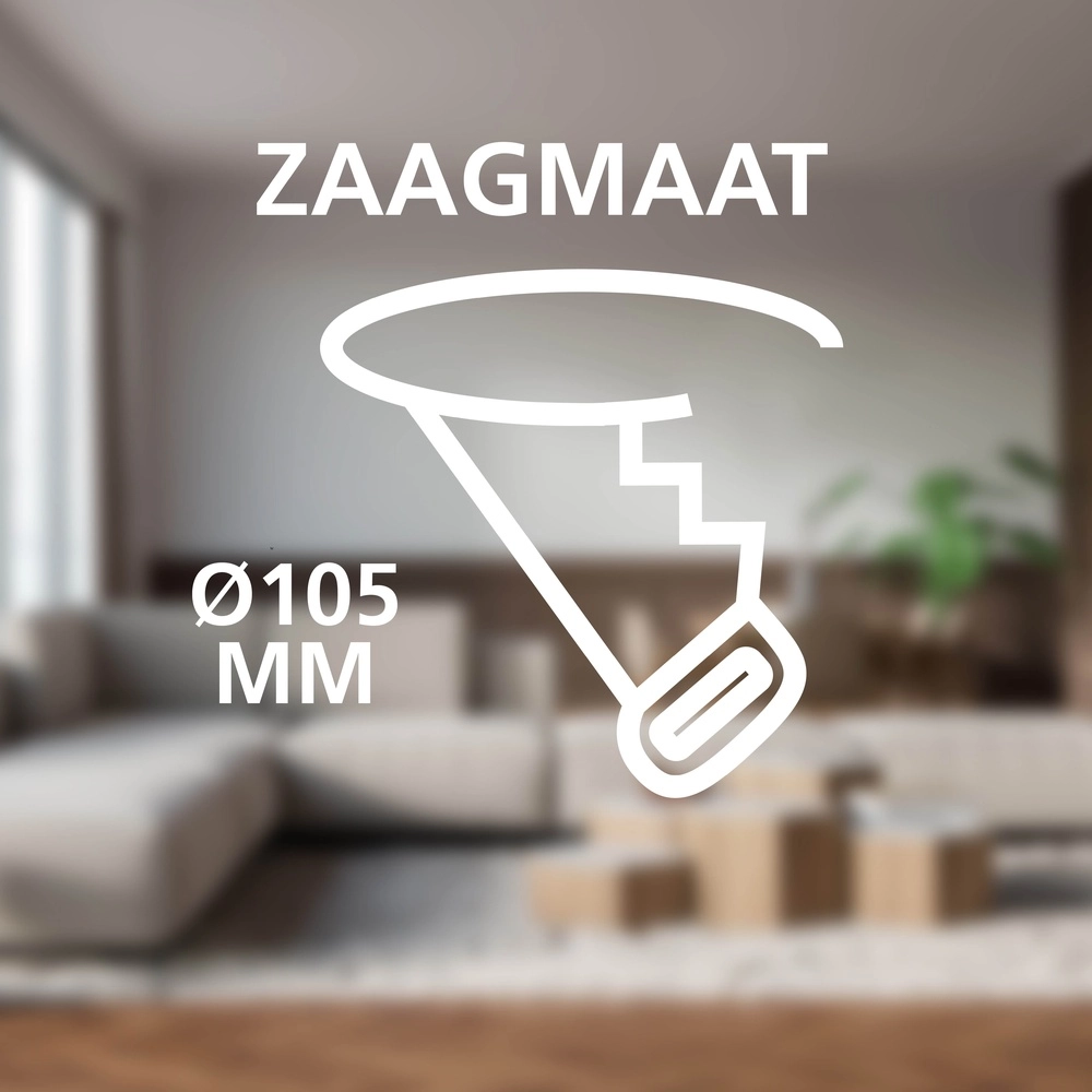 Lampe encastrée IP44 Fueva 6-Z Zigbee - acier inoxydable - Ø 12 cm Eglo 9008606331031