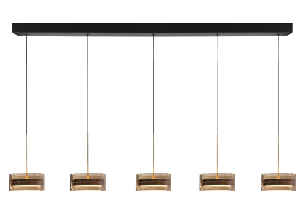 Lampe suspendue à 5 lumières Enzo Modulable
