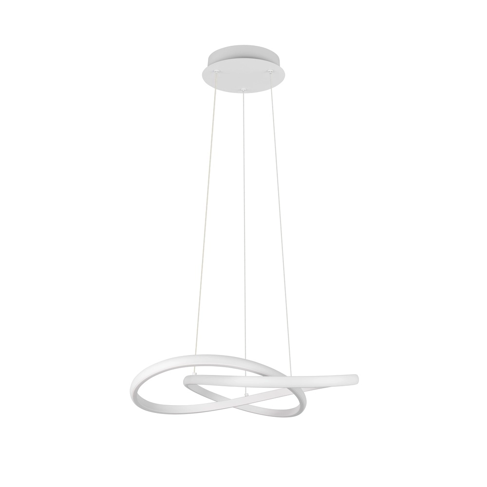 Lampe pendante de conception Mansa Blanc Trio 4017807682151