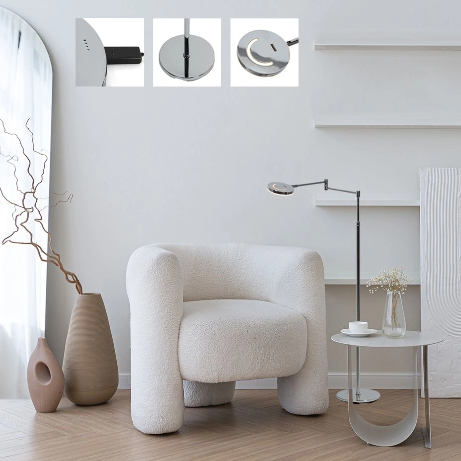 Lampe de lecture Soleil Chrome Steinhauer 8712746181319