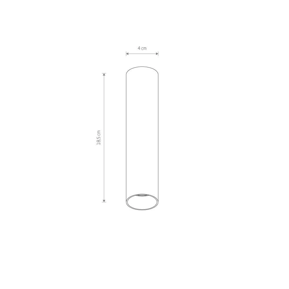 Spot de plafond étroit blanc Fourty S Lyora 5903139107341