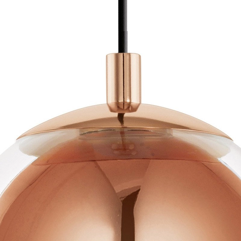 Lampe à suspension Rocamar pendule cuivre marron Eglo 9002759945893