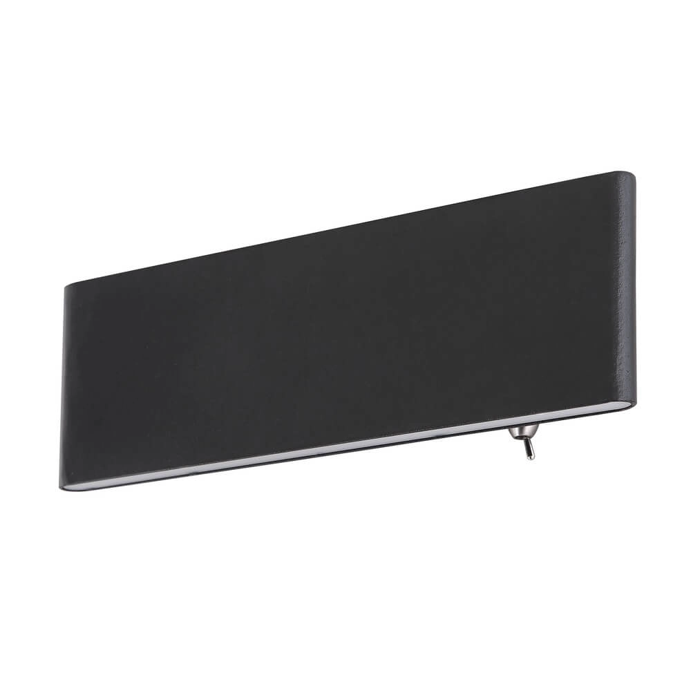 Applique murale design Siegfried S noir avec interrupteur Globo 9007371402366