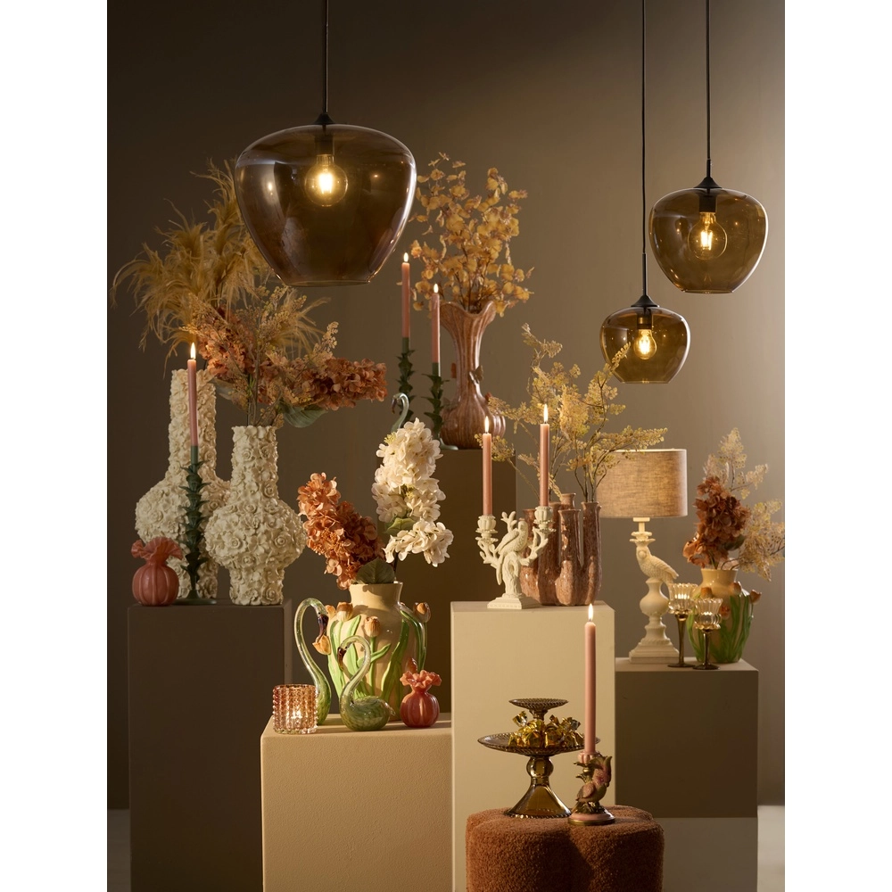 Lampe suspendue Mayson Ø 40 cm d’ambre Light & Living 8717807614218