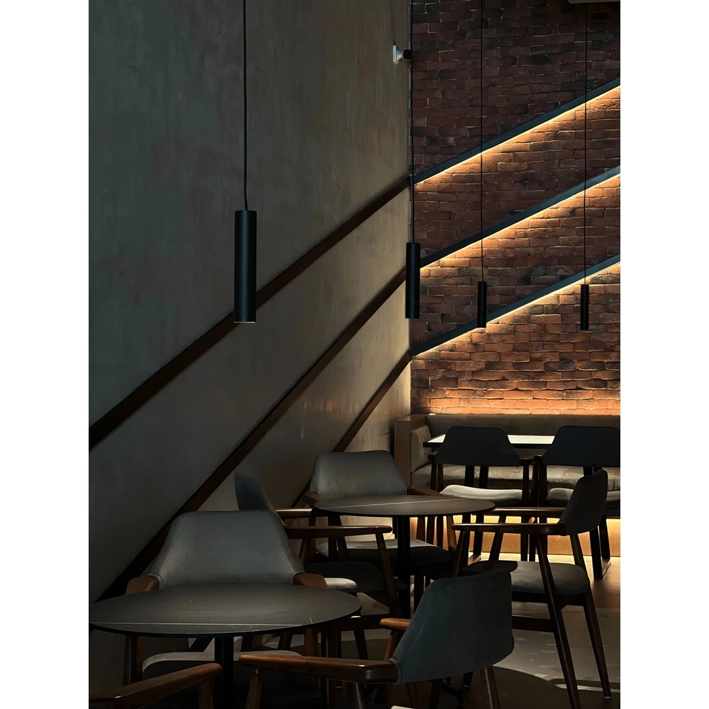 Lampe pendante de 30 cm Run Noir Masterlight 8718121204482