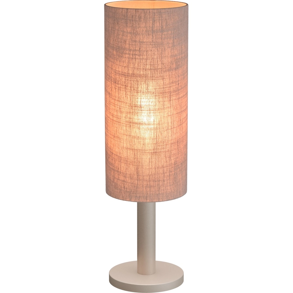 Lampe de table Lisbourg Terra beige avec teinte gris beige