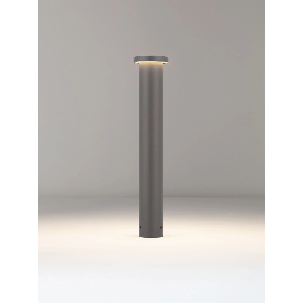 Éclairage de chemin moderne Bast gris foncé 45cm - 2700K Lyora 5212017497611