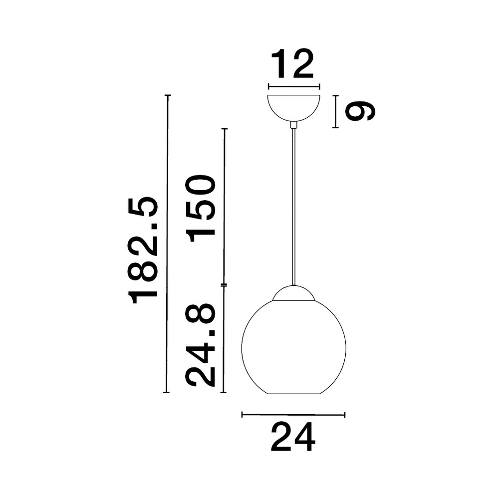 Suspension design Midori Verre ambré Lyora 5212017434241