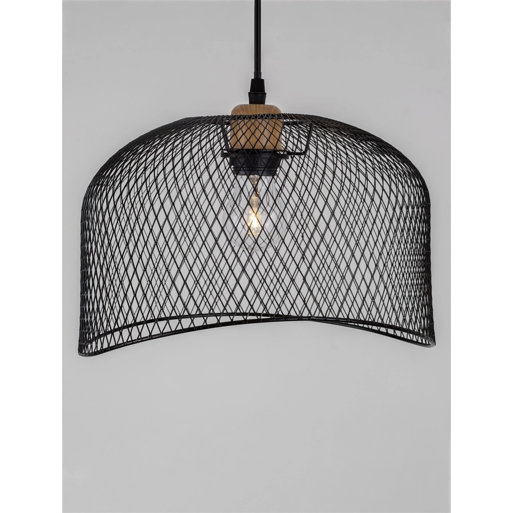 Lampe cage Lyron noir Lyora 5212017436351