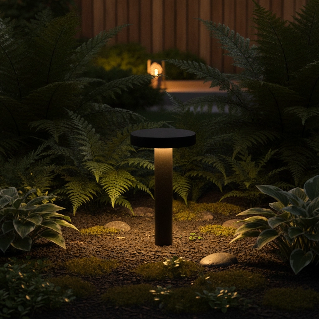 Lampe de jardin Mood 20cm anthracite avec cale