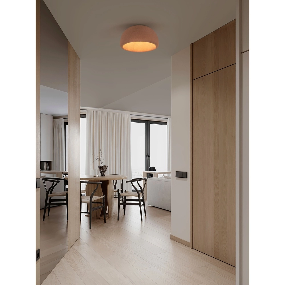 Lampe de plafond moderne Davo terre cuite Ø 43cm