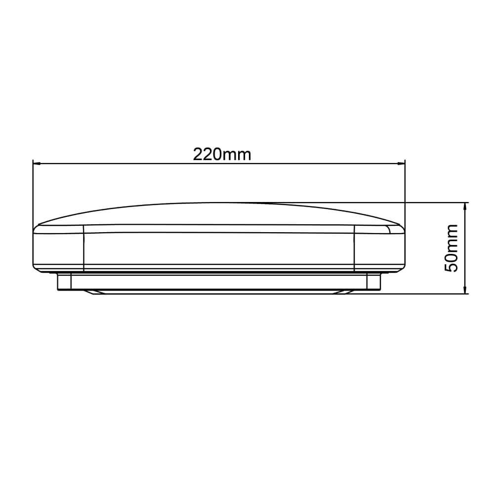 Plafonnier Farica Starry 22cm - 3000K avec fonction étoile Brilliant 4004353410420