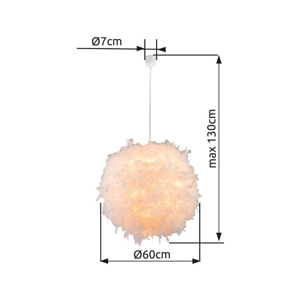 Suspension blanche Katunga Ø 60cm Globo 9007371341450