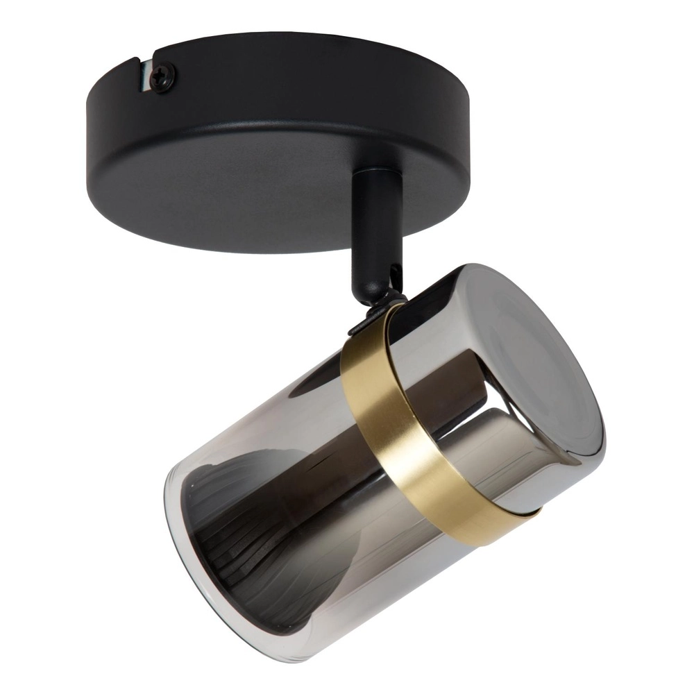 Projecteur de plafond Upton Noir simple Lucide 5411212570017