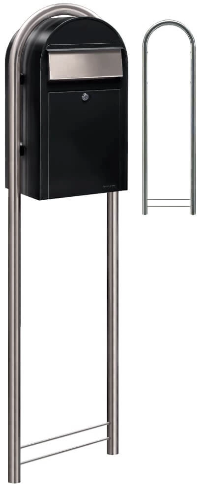 Boites aux lettres Grande st9005 i Noir texturé Bobi 6417237033277