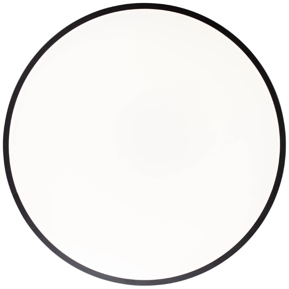 Plafonnier design Slimline noir Ø 49cm Brilliant 4004353426568