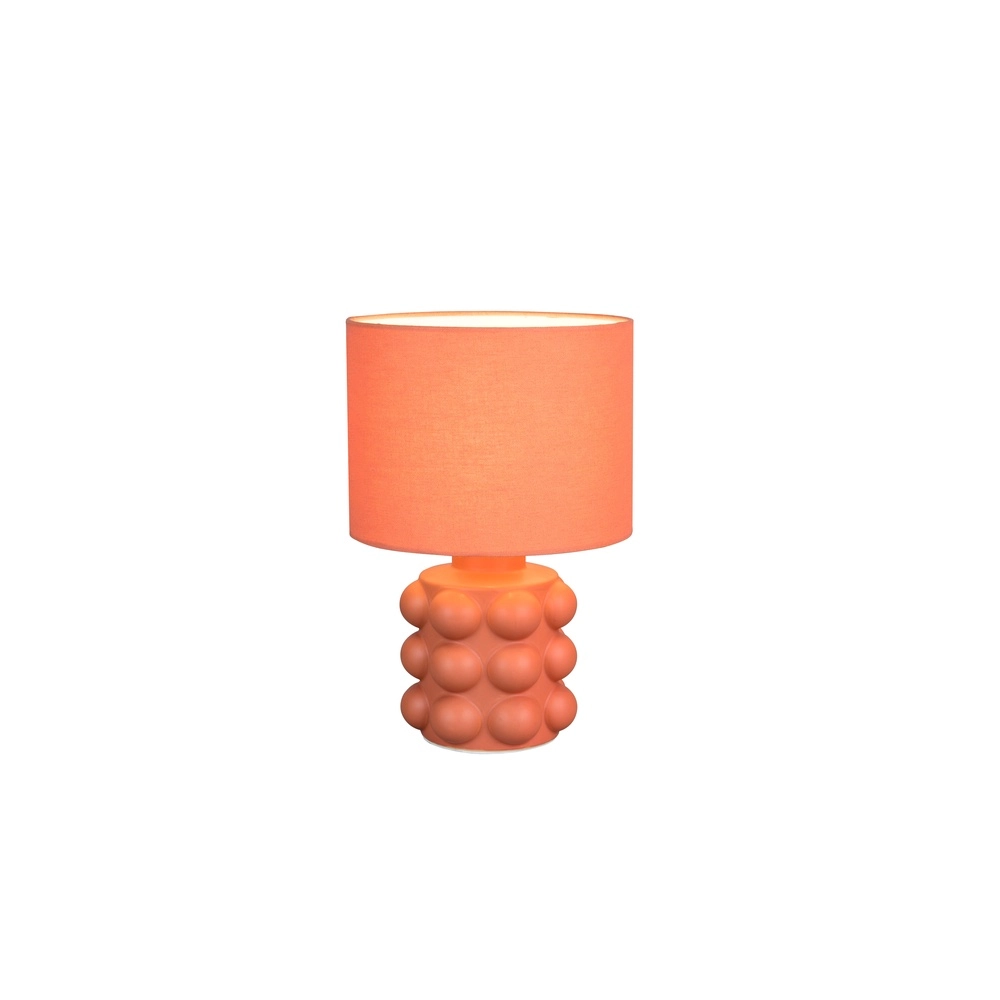 Lampe de table Kate orange Ø 20cm Trio 4017807662559
