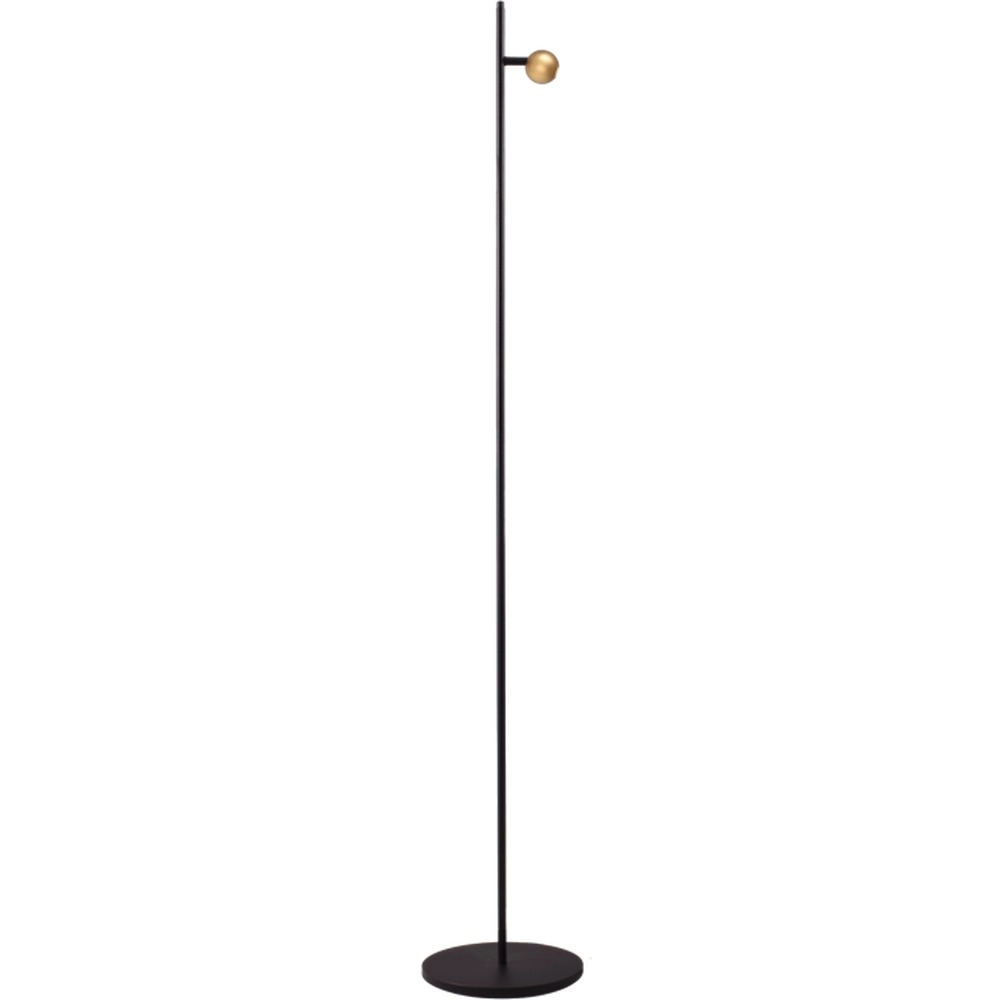 Lampe de pied Talana noir avec or
