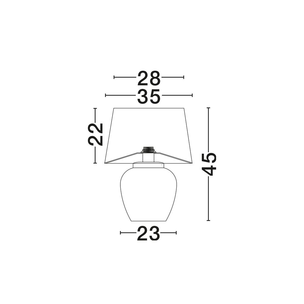 Lampe de table Japandi Tero beige Lyora 5212017494023