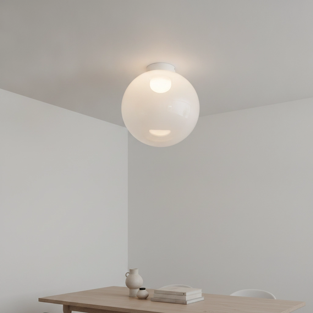 Plafonnier blanc Bolita ampoule Ø 30cm