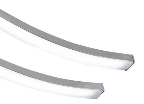 Plafonnier Route nickel mat Trio 4017807389333