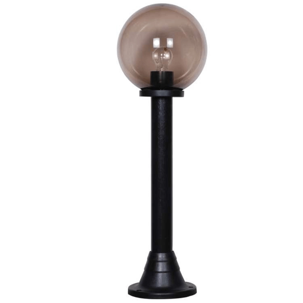 Lampe ampoule Bolano 76cm. Fumée sur pied