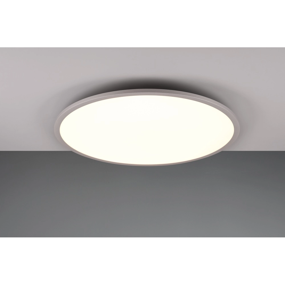 Plafonnier Yuma chrome Ø 60cm Trio 4017807581188