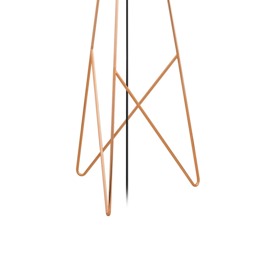 Lampadaire Camporale cuivre rouge avec abat-jour noir Stars of Light 9002759392291