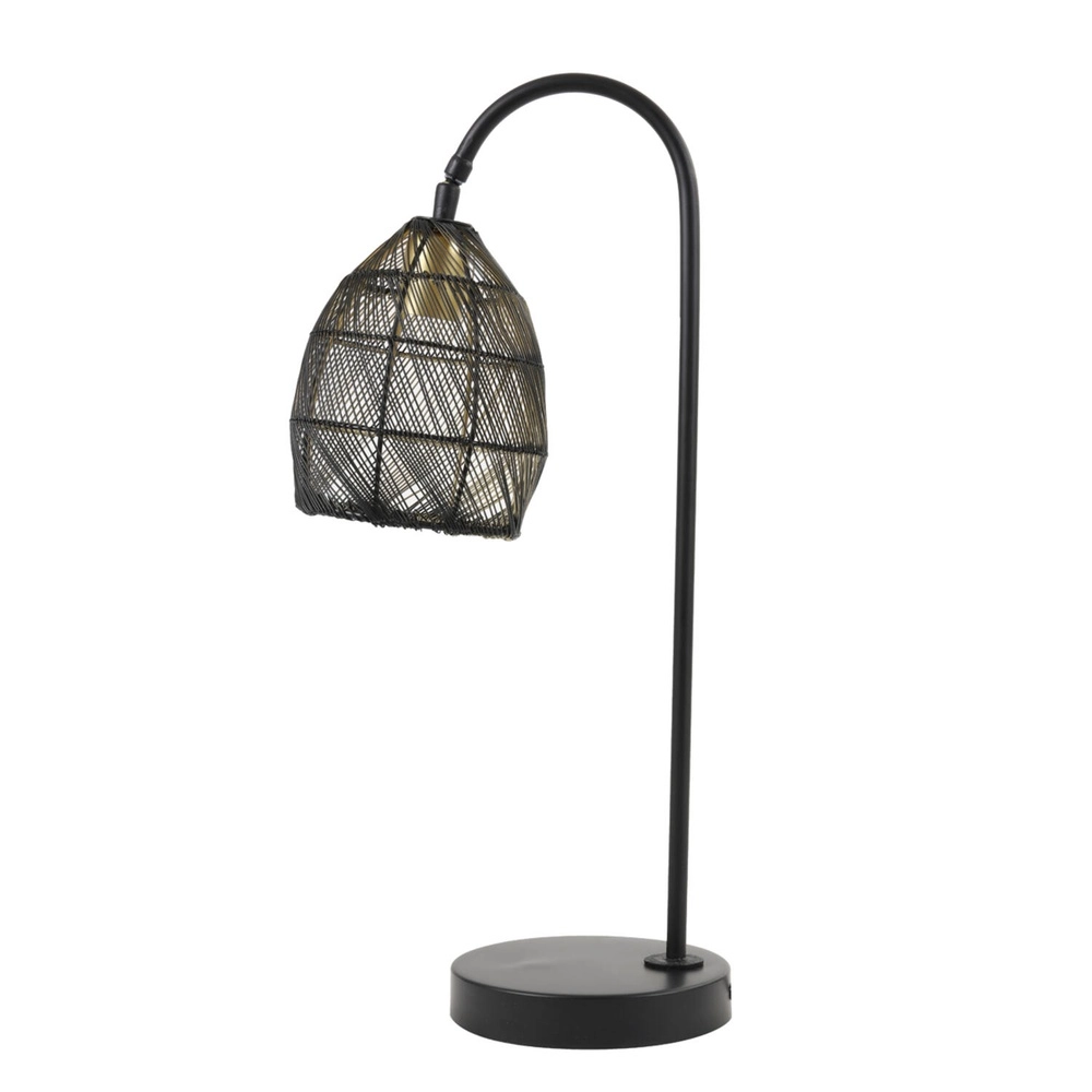 Lampe de table Meya Noir