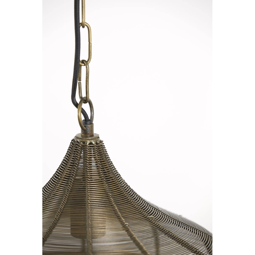 Lampe suspendue Alvaro bronze Ø 36 cm Light & Living 8717807634100