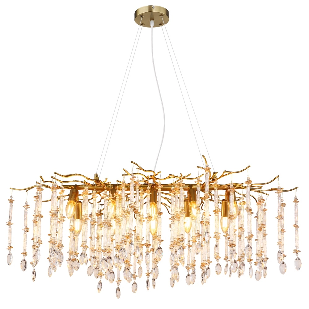 Lampe suspendue Gloria 100 cm d’or Globo 9007371578993