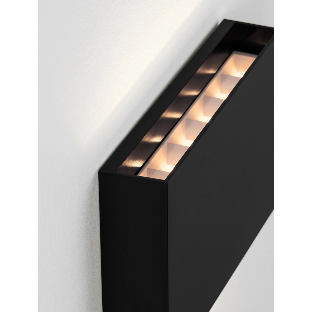 Applique murale élégante Yoko Haut et bas noir Lyora 5212017453730