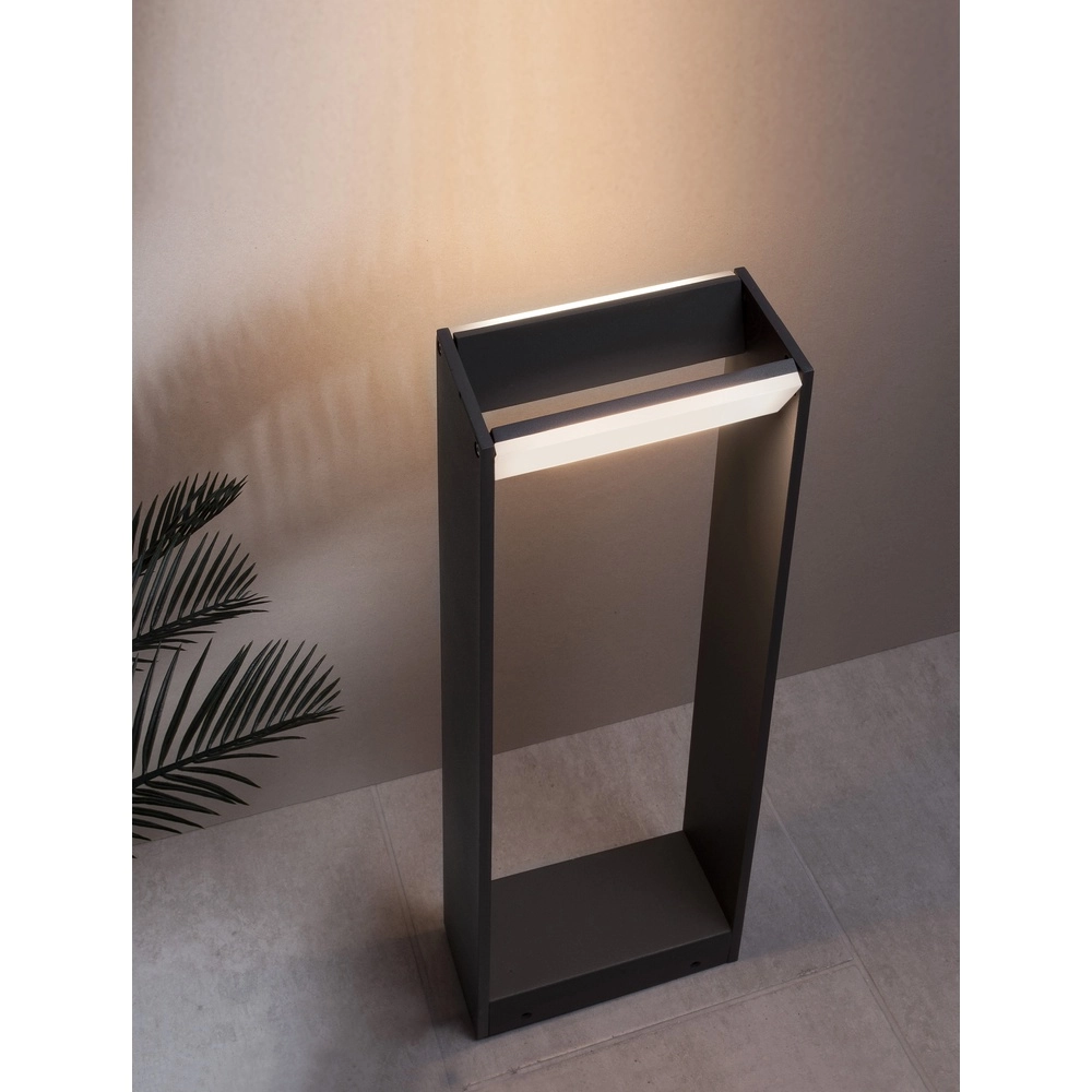 Lampe de jardin directionnelle Twin gris