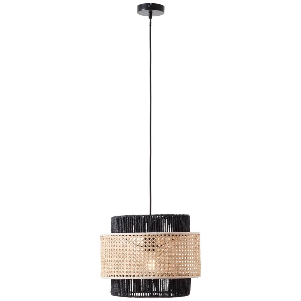 Lampe suspendue en rotin Arles Ø 36 cm Brilliant 4004353396458