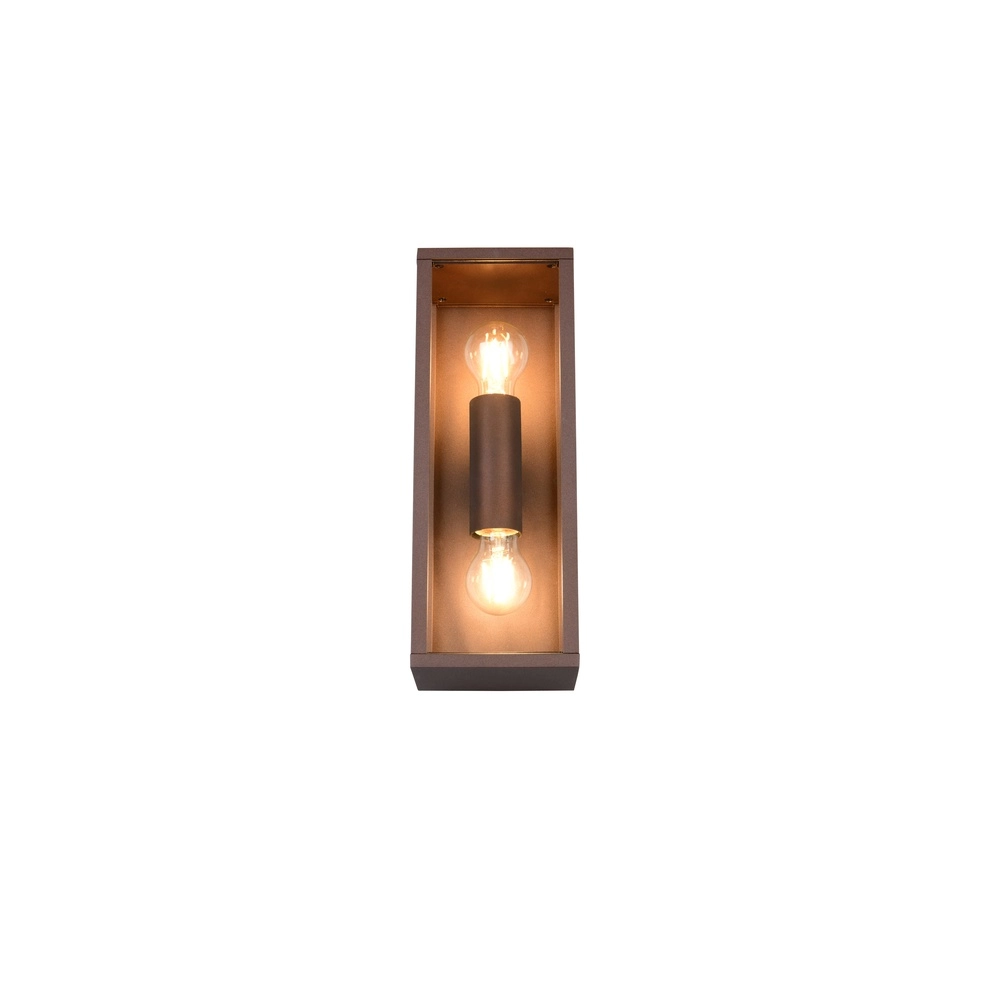 Lampe murale moderne Garonne M brun rouille Trio 4017807687392