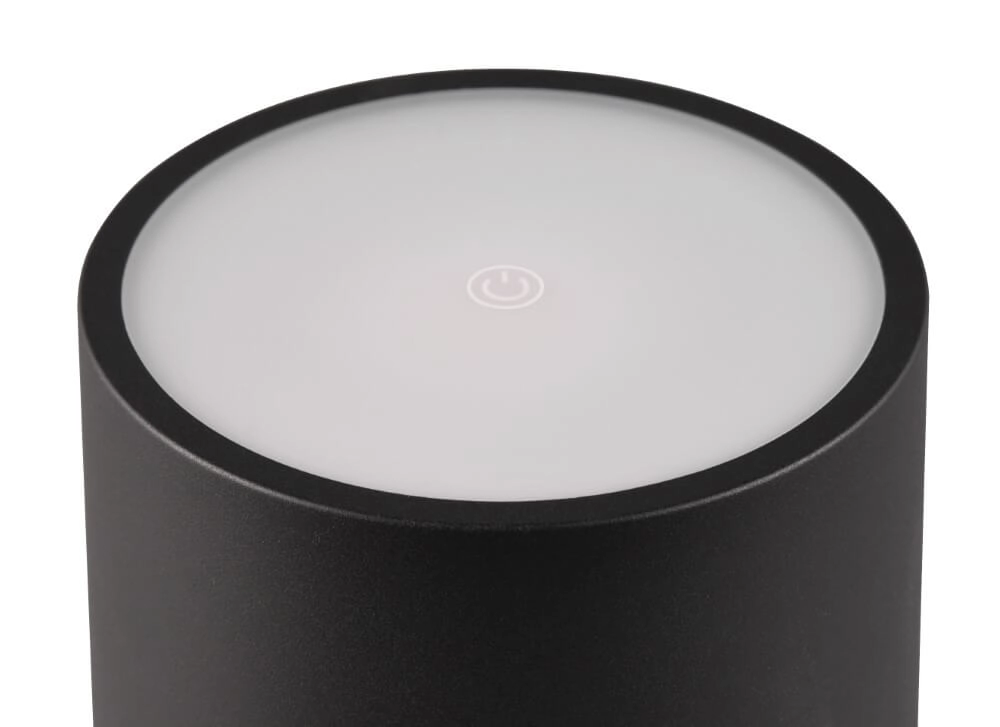 Lampe de table rechargeable Fernandez noir Trio 4017807564334