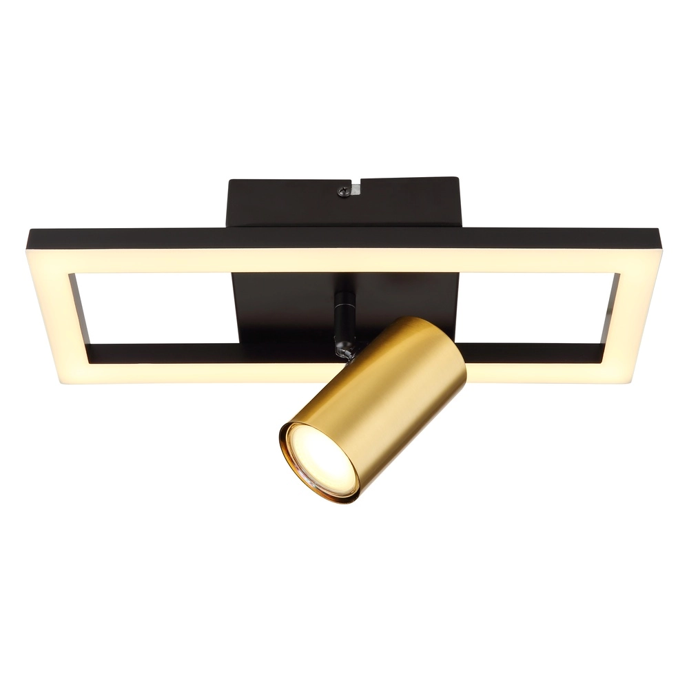 Lampe murale de conception Marrie noir avec or Globo 9007371432172