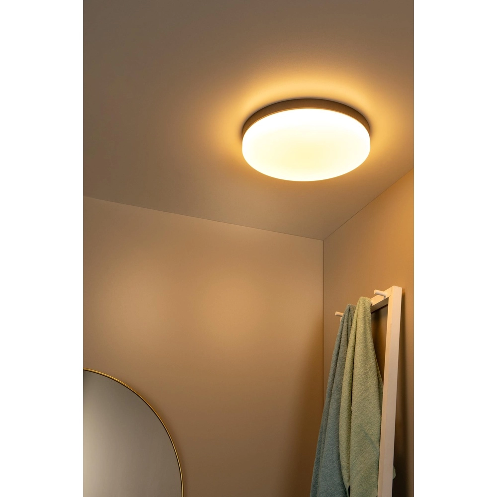 Éclairage de plafond Biskit Ø 40cm - IP44 noir Lucide 5411212792198