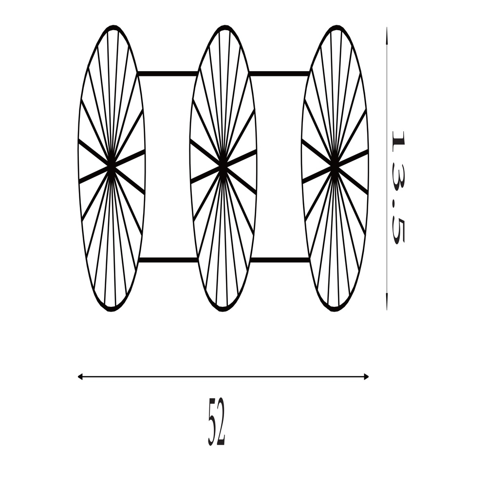 Plafonnier Sunbeam 3 lumières Searchlight 5053423298542