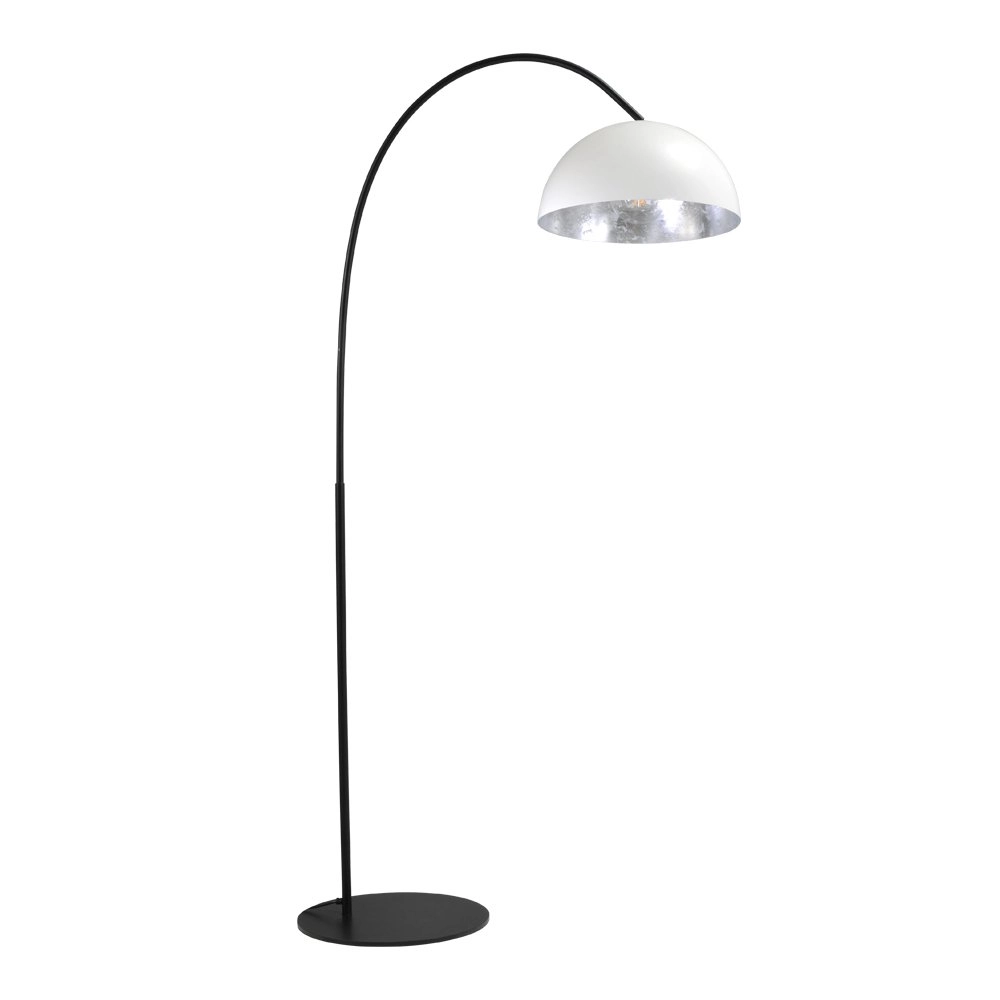 Lampadaire Industria 186 blanc avec de l'argent Lampadaire Industria 186 blanc avec de l'argent