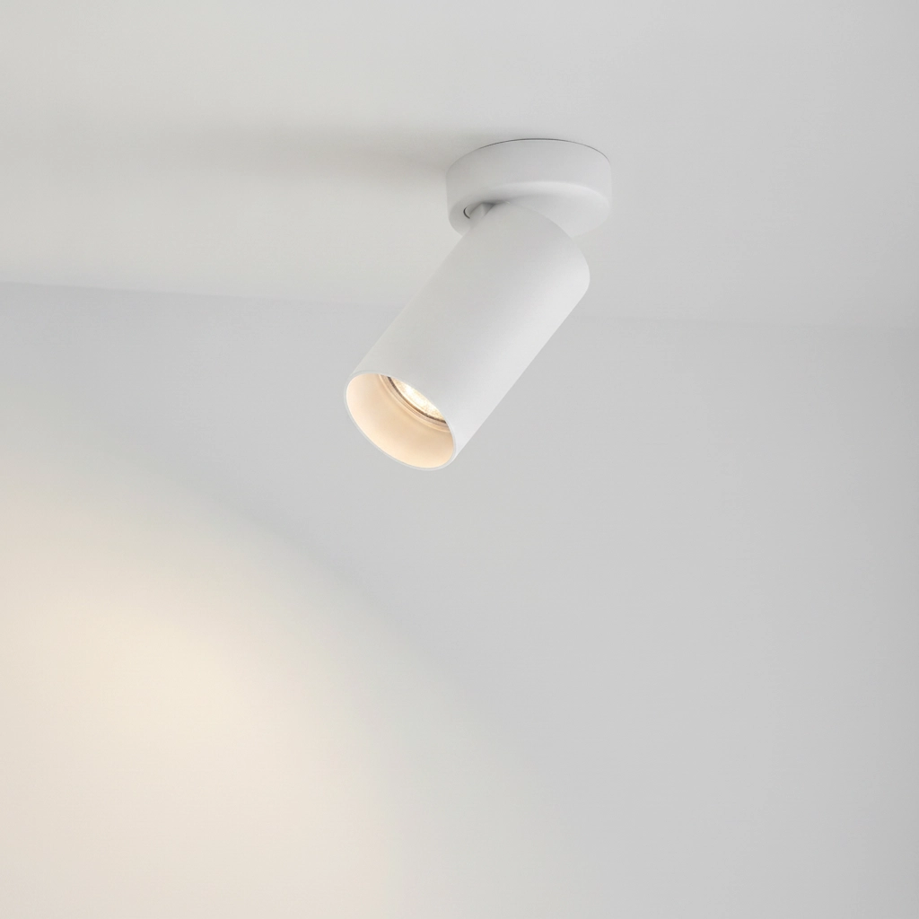 Spot de plafond Oso blanc Ø 7cm