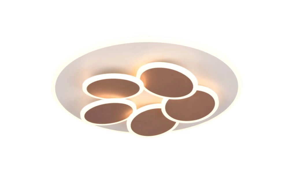 Plafonnier moderne Mandala cuivre rouge Ø 48cm