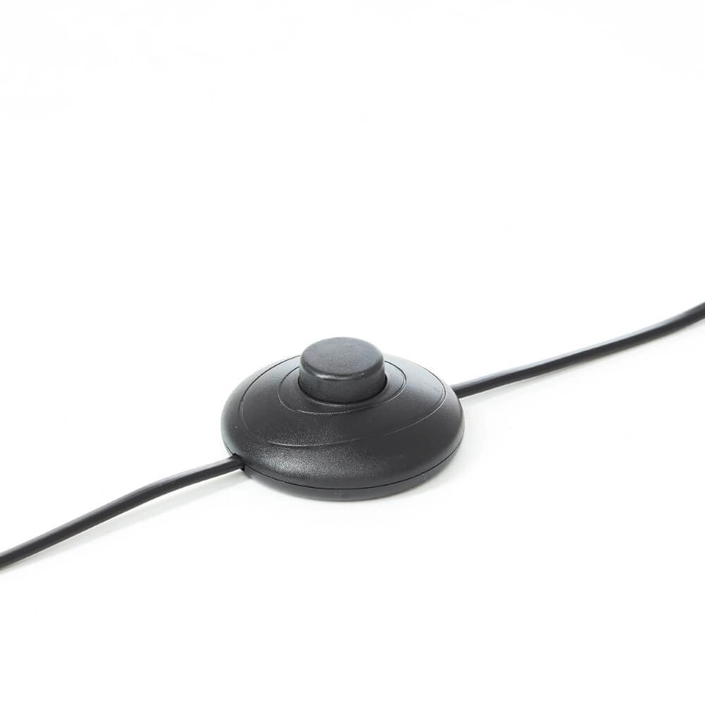 Lampadaire design Cadiz noir avec verre ambré Brilliant 4004353446924